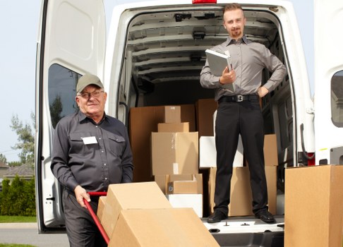 Professional packing materials and moving preparation