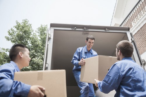 Man with van removal service helping with a local move in Epsom