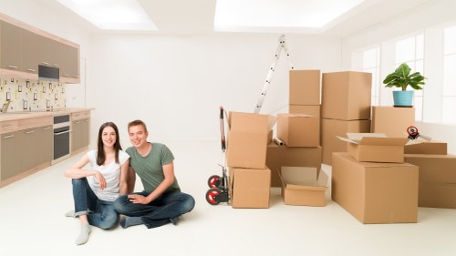 Packing desks, files, and office equipment for relocation